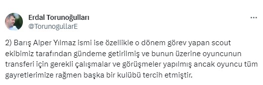 Beşiktaş cephesinden sürpriz Barış Alper itirafı: Galatasaray'ı seçti