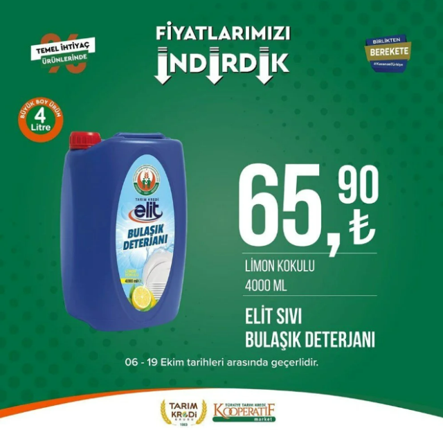 Cumhurbaşkanı Erdoğan'ın çağrısının ardından yüzde 50'ye varan indirim yaptılar! İşte Tarım Kredi marketlerinde fiyatı düşen ürünler