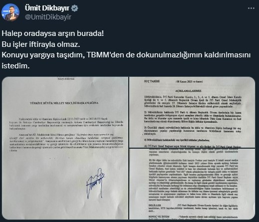 İYİ Partili Dikbayır: Seçim kampanyasını yürüten Akşener'in oğlu, elinde poşetle para dağıttı