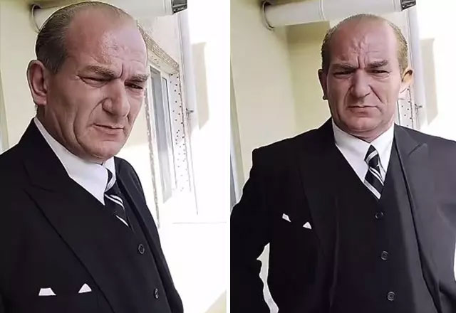 Atatürk'e benzeyen fenomen Serdar Görel, 10 Kasım'da saat 09.05'te yayın açarak yüksek miktarda bağış topladı