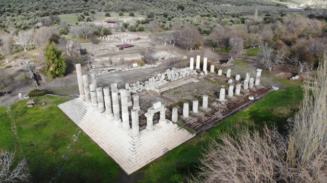 Apollon Smintheus Tapınağı'nda 2 bin yıllık mezar bulundu! Bir mezara 10'dan fazla kişi gömülmüş