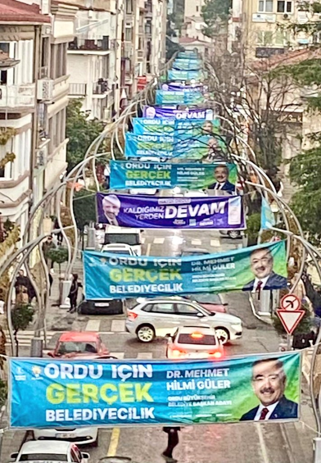 Ordu'da tepki çeken görüntü: Seçim afişleri çevre kirliliğine yol açtı