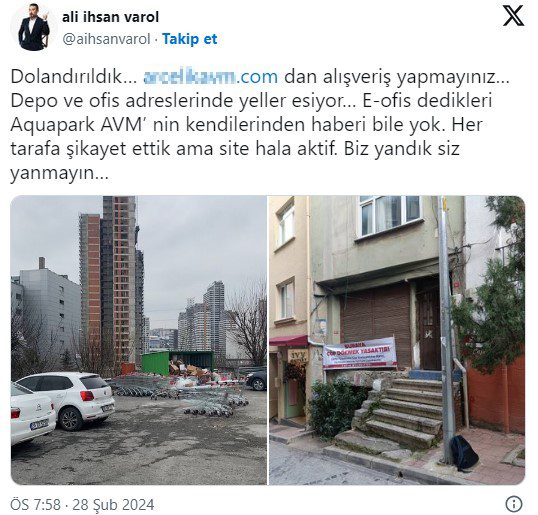 Ünlü sunucu Ali İhsan Varol, internetten alışveriş yaparken dolandırıldı