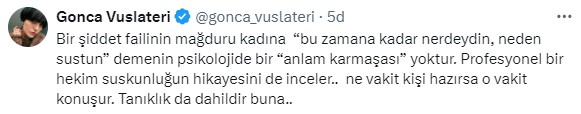 Gonca Vuslateri'den sevgilisi tarafından uzaklaştırma kararı alınan Fırat Tanış'a zehir zemberek sözler