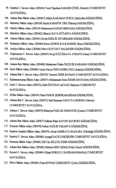 HSK atama kararları yürürlükte! 148 hakim ve savcının görev yeri değişti