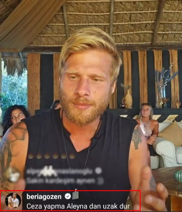 Survivor adasındaki yakınlık sinirlendirdi! Yunus Emre'ye eşinden canlı yayında sert uyarı: Aleyna'dan uzak dur