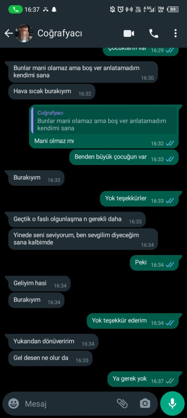 Öğretmenden 14 yaşındaki öğrencisine tacizi mesajları: Seni çok seviyorum var mı ötesi?