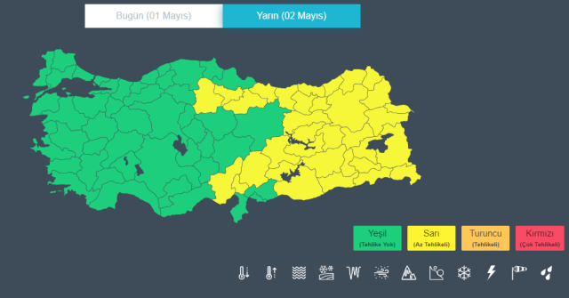 Meteoroloji'den 34 il için gök gürültülü sağanak uyarısı