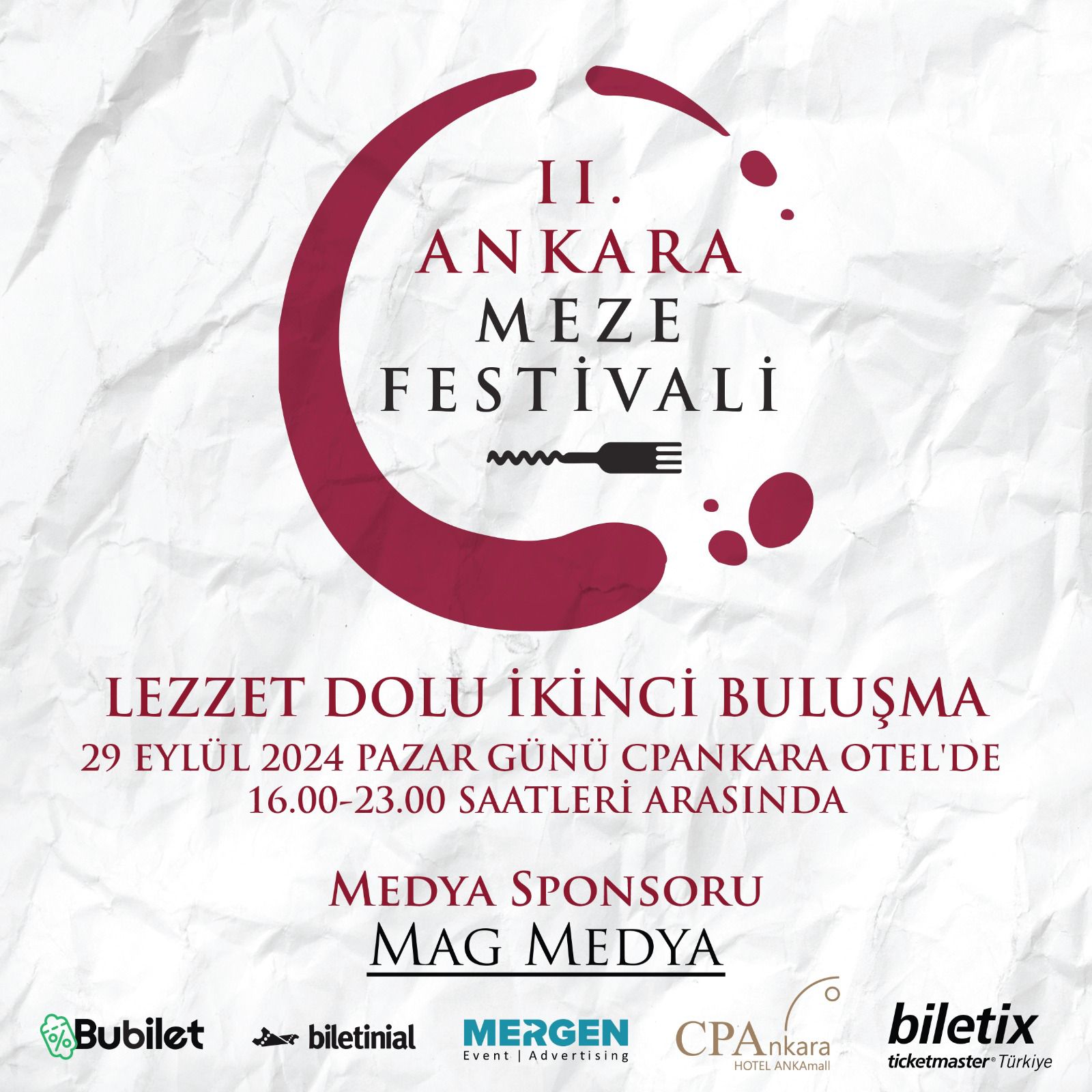 MAG Medya İle İkinci Meze Festivali: Şehir Lezzetle Buluşuyor